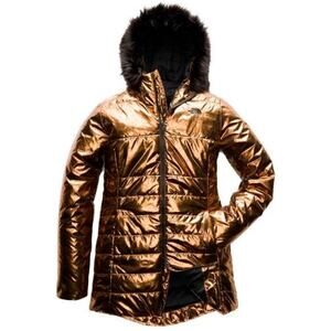 The North Face Harway Insulated Parka in Metallic Gold